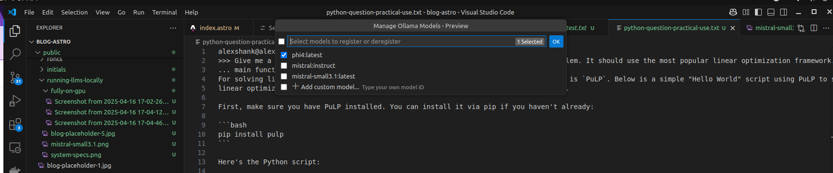Register LM Studio Models