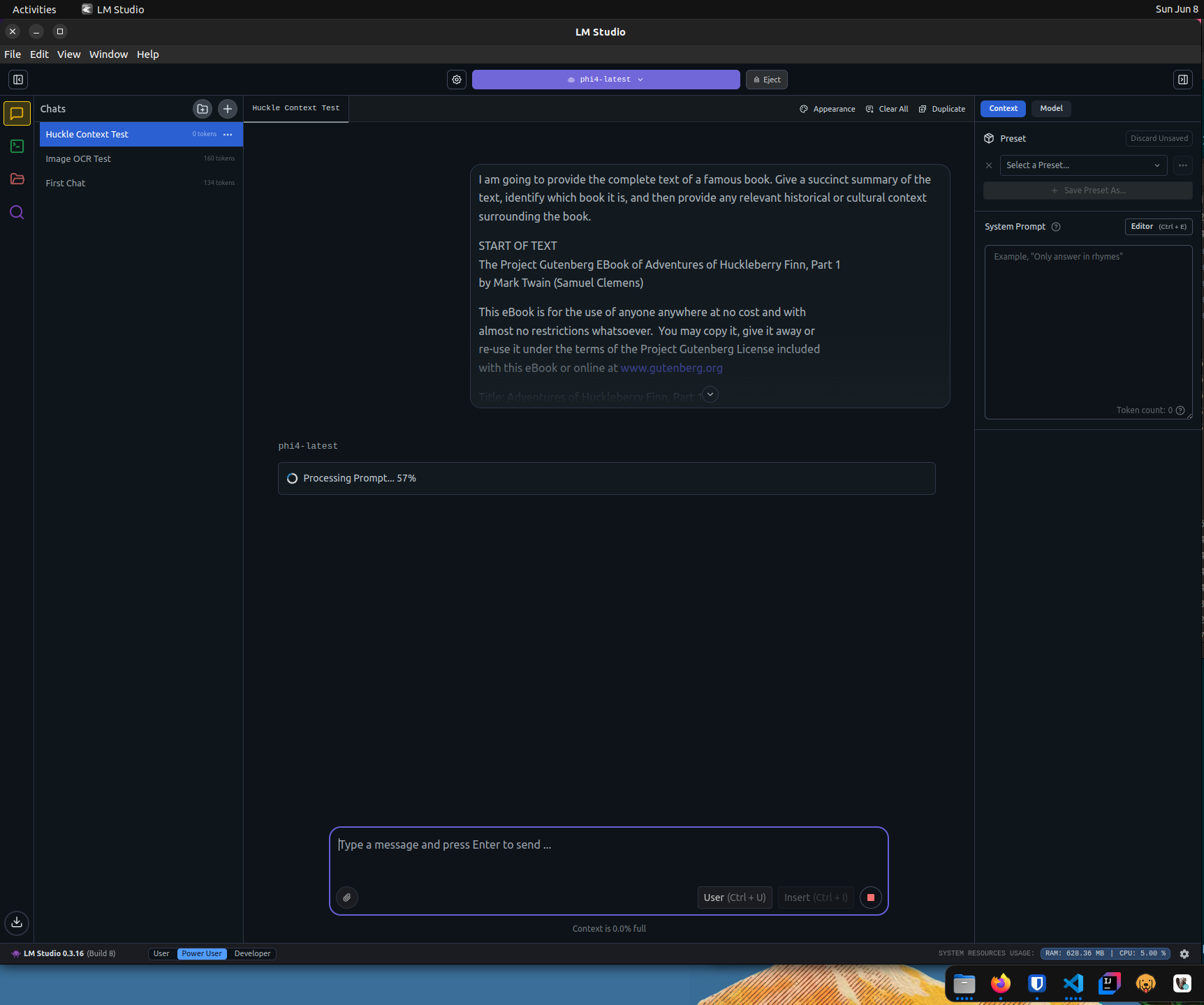 LM Studio Large Context Request